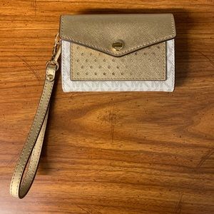 Michael Kors wristlet wallet *never used*